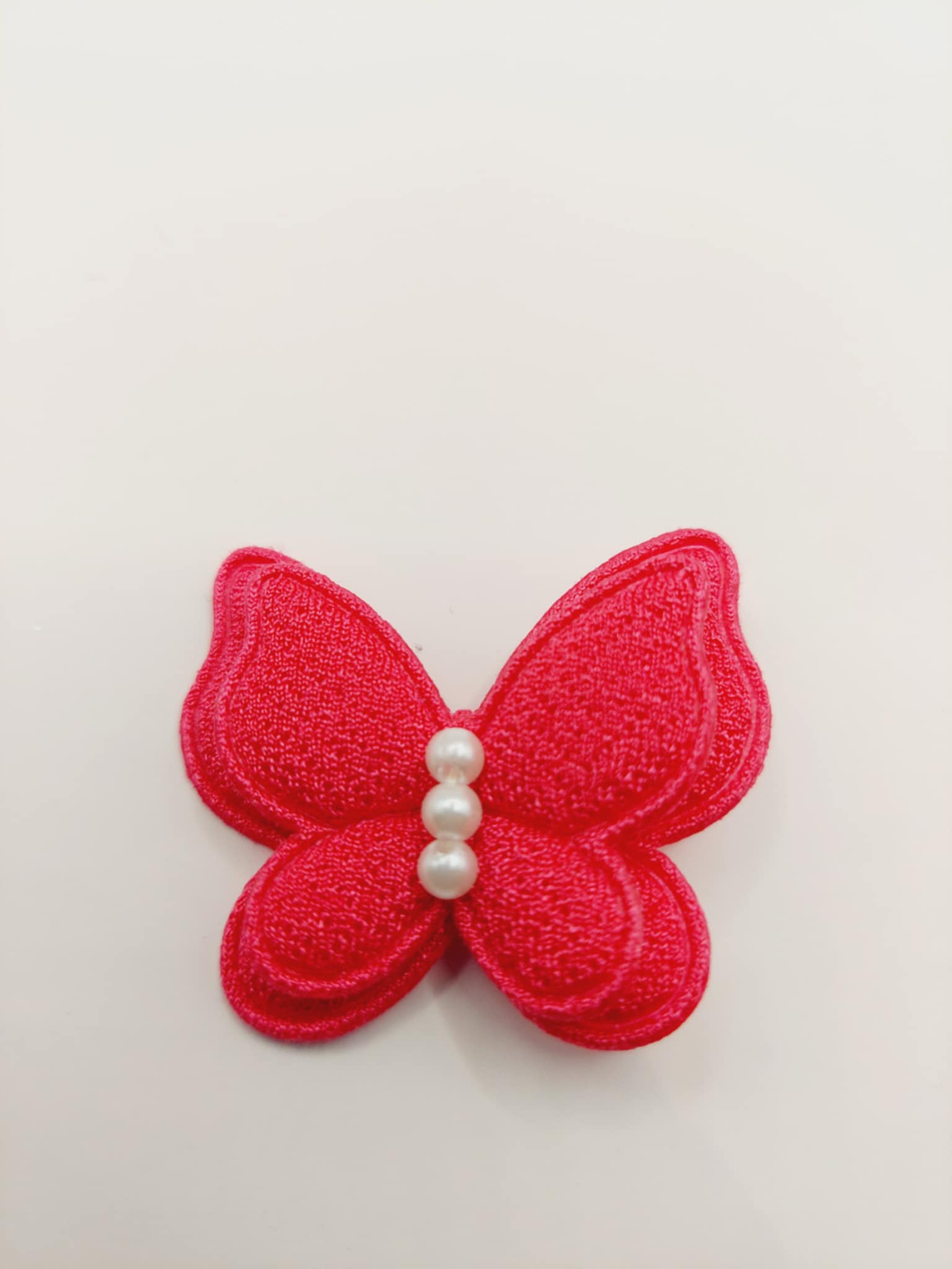 Haarspeld aligatorklem 2 cm donker roze