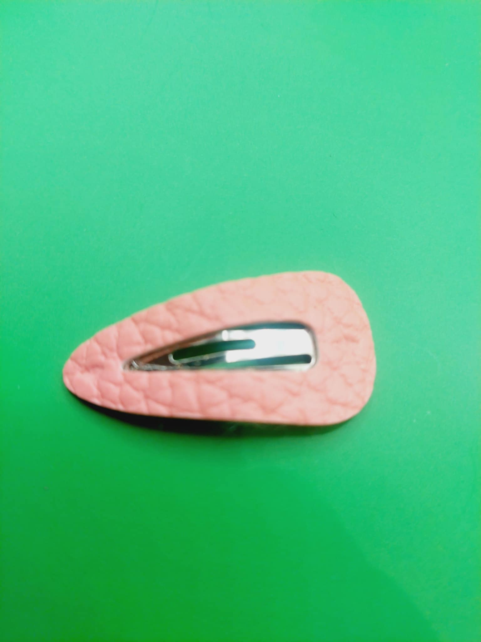 Haarspeld basic 3 cm clip pastel roze