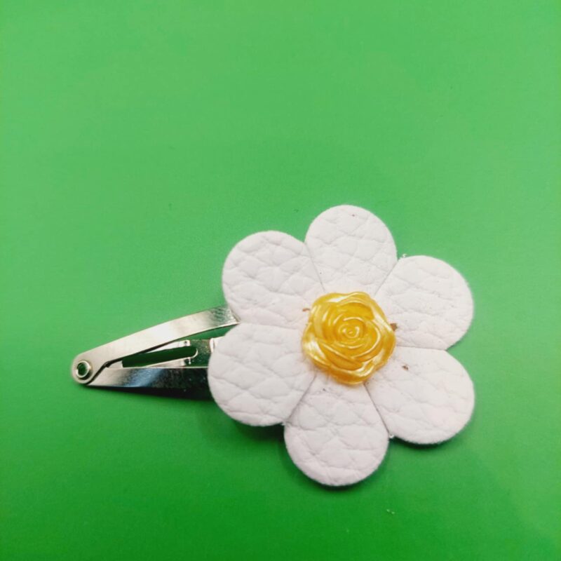Haarspeld 4 cm wiet bloem