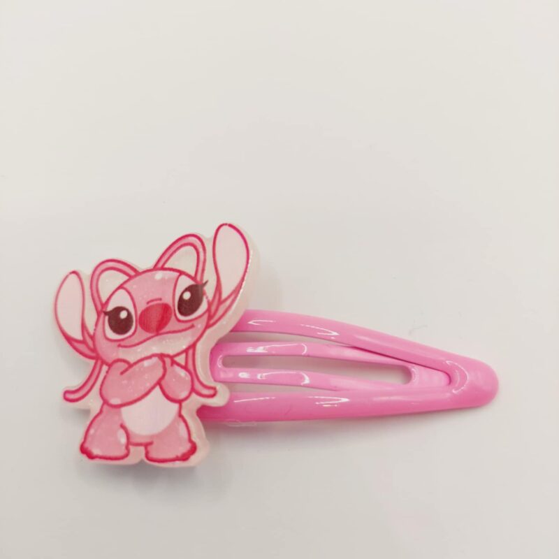 Haarspeld met een ruber gecoate clip van 5 cm met angel