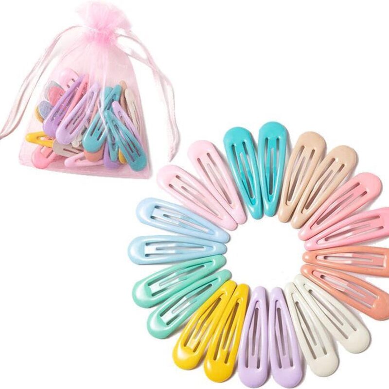 Setje van 20 haarspeldjes van 5 cm en 10 verschillende kleuren